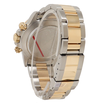 Rolex Daytona Two Tone Yellow Gold & Steel 40mm White Chronograph Dial Watch Reference#: 16523 - Happy Jewelers Fine Jewelry Lifetime Warranty