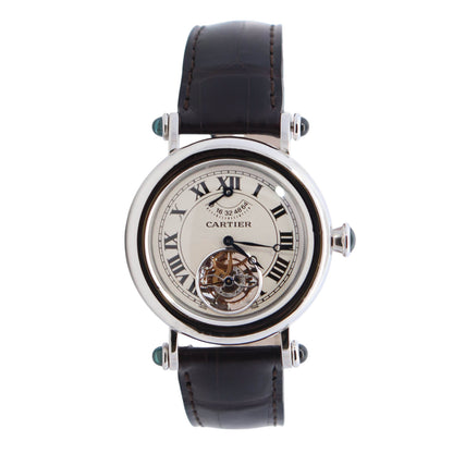 Cartier Diabolo 35mm White Dial Watch Ref# 2051 - Happy Jewelers Fine Jewelry Lifetime Warranty