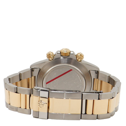 Rolex Daytona Two Tone Yellow Gold & Steel 40mm White Chronograph Dial Watch Reference#: 16523 - Happy Jewelers Fine Jewelry Lifetime Warranty