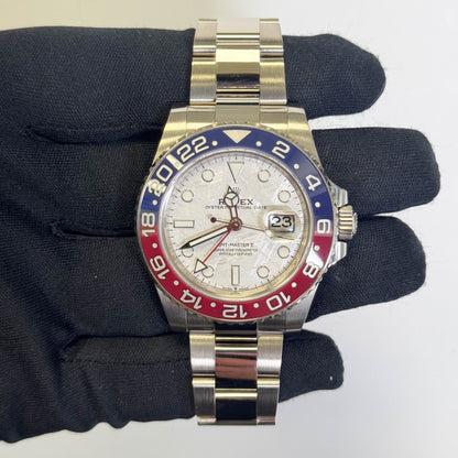 Rolex GMT-Master II 40mm Meteorite Dial Watch Ref# 126719BLRO - Happy Jewelers Fine Jewelry Lifetime Warranty