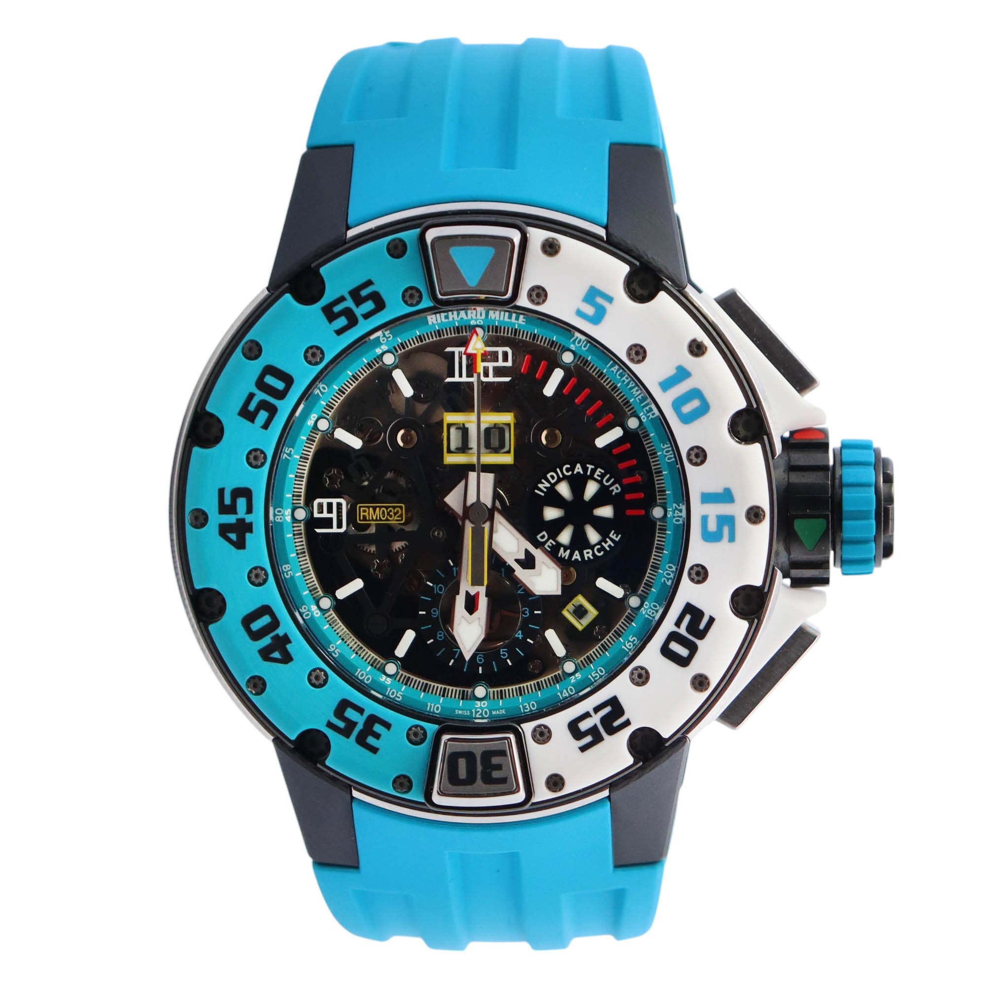 Richard Mille RM032 32mm Openwork Dial Watch Ref# RM032 - Happy Jewelers Fine Jewelry Lifetime Warranty