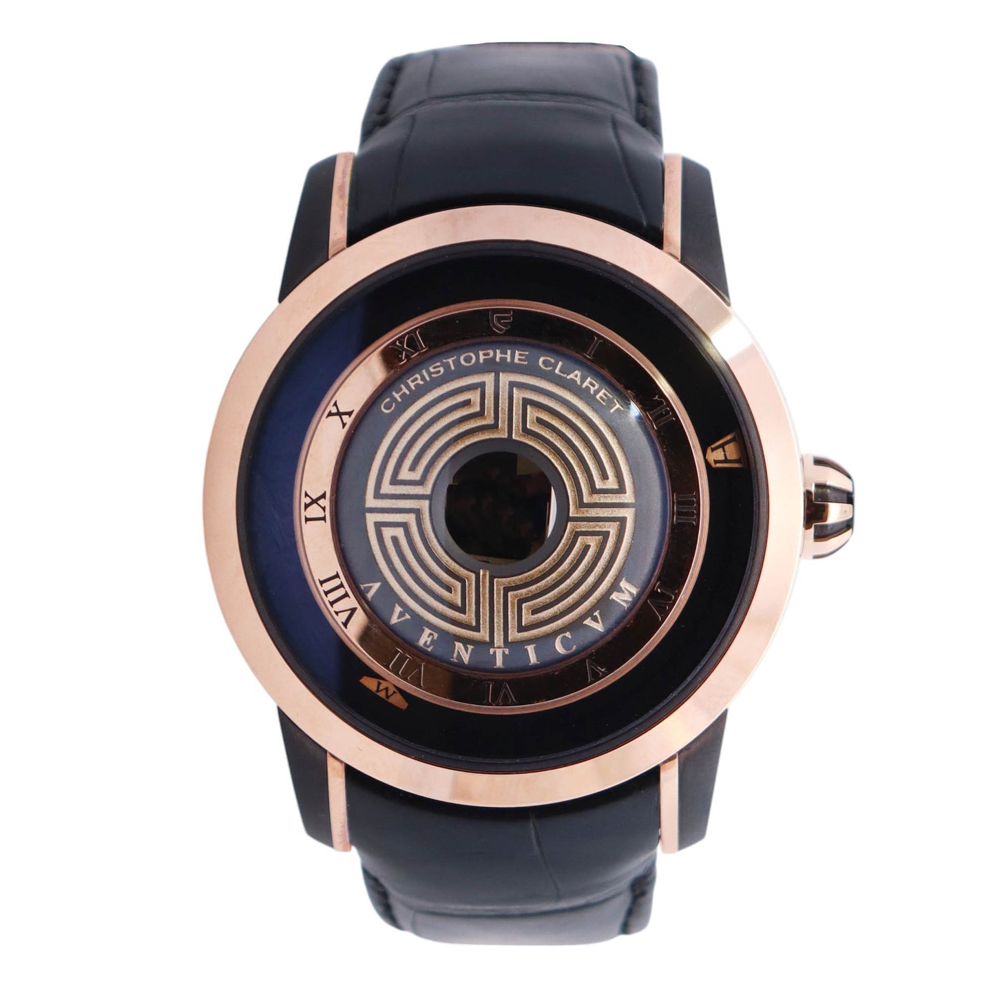 Christopher Claret Aventicum 44mm Rose Gold Dial Watch Ref# MTR.AVE15.009