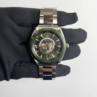 Omega Aqua Terra 43mm Green Dial Watch Ref# 220.30.43.22.10.001