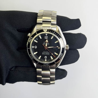 Omega Seamaster 45.5mm Black Dial Watch Ref# 2200.50.00