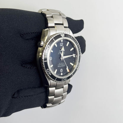 Omega Seamaster 45.5mm Black Dial Watch Ref# 2200.50.00