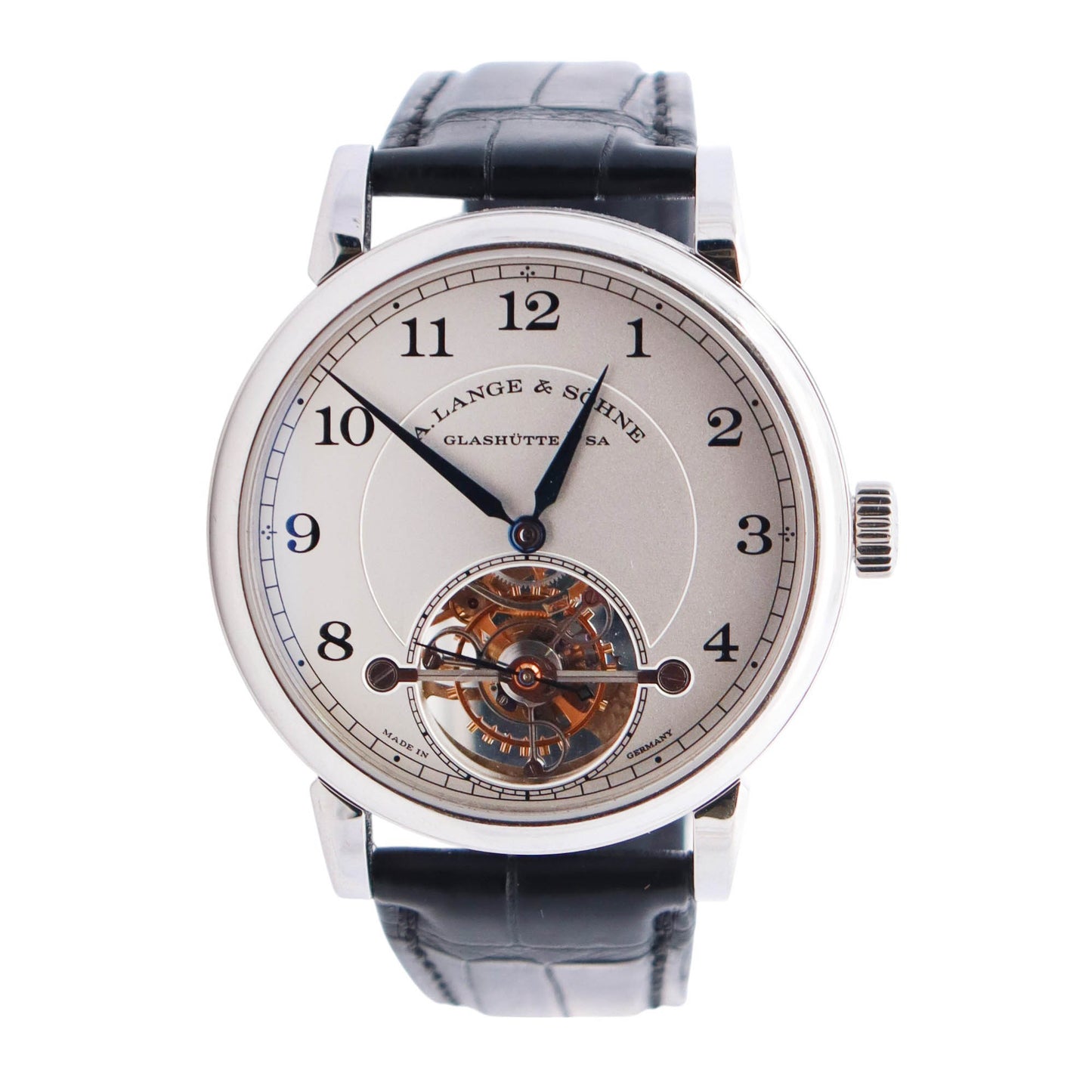 A. Lange & Sohne 1815 39.5mm White Dial Watch Ref# 730.025