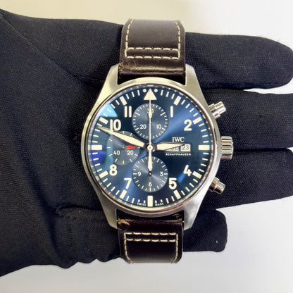 IWC Pilot's 43mm Blue Dial Watch Ref# IW378003 - Happy Jewelers Fine Jewelry Lifetime Warranty