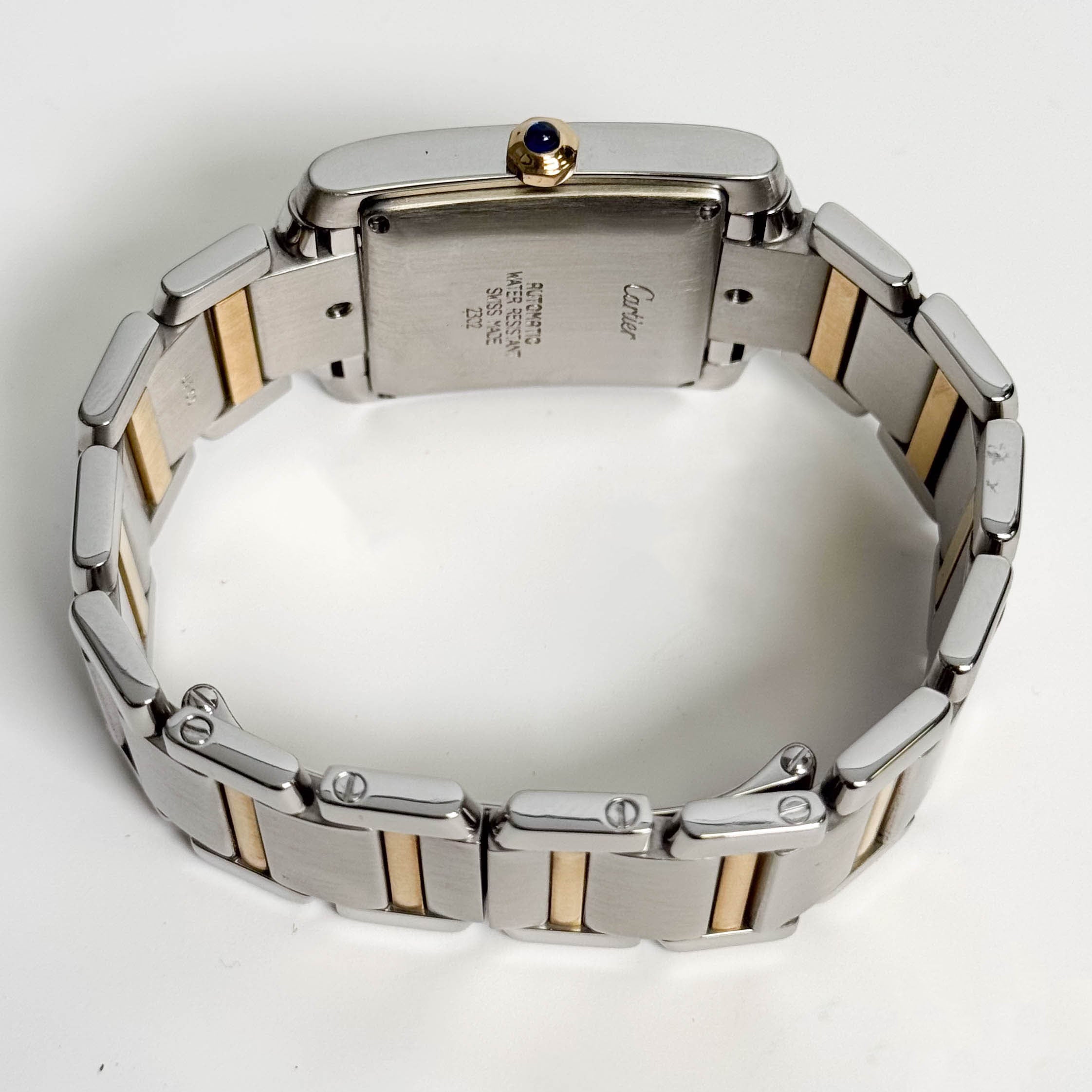 Cartier Tank Francaise Stainless Steel 32mm White Dial Watch Ref# W51005Q4 - Happy Jewelers Fine Jewelry Lifetime Warranty