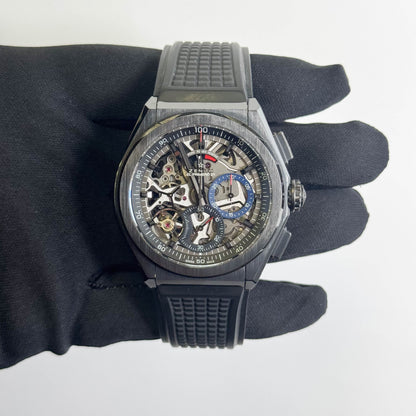 Zenith Defy El Primero 21 44mm Openworked Dial Watch Reference# 49.9000.9004/78.R782