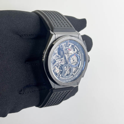Zenith Defy El Primero 21 44mm Openworked Dial Watch Reference# 49.9000.9004/78.R782