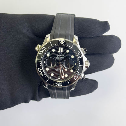 Omega Seamaster 44mm Black Dial Watch Ref# 210.32.44.51.01.001