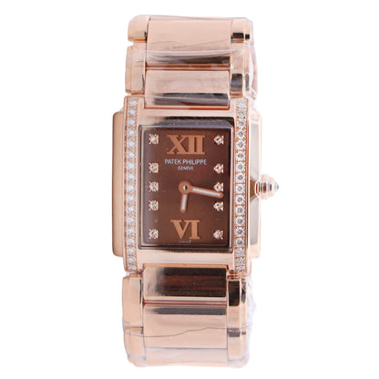 Patek Philippe Twenty-4 24mm Chocolate Watch Ref# 4908/11R-010 - Happy Jewelers Fine Jewelry Lifetime Warranty