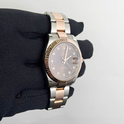 Rolex Datejust 41mm Chocolate Dial Watch Ref# 126331