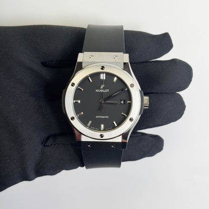 Hublot Classic Fusion 42mm Black Dial Watch Ref# 542.NX.1171.RX