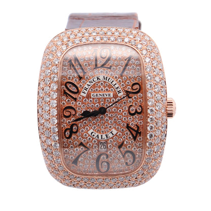 Franck Galet 37mm Pave Dial Watch Ref# 3000 H SC DT V D3 CD - Happy Jewelers Fine Jewelry Lifetime Warranty