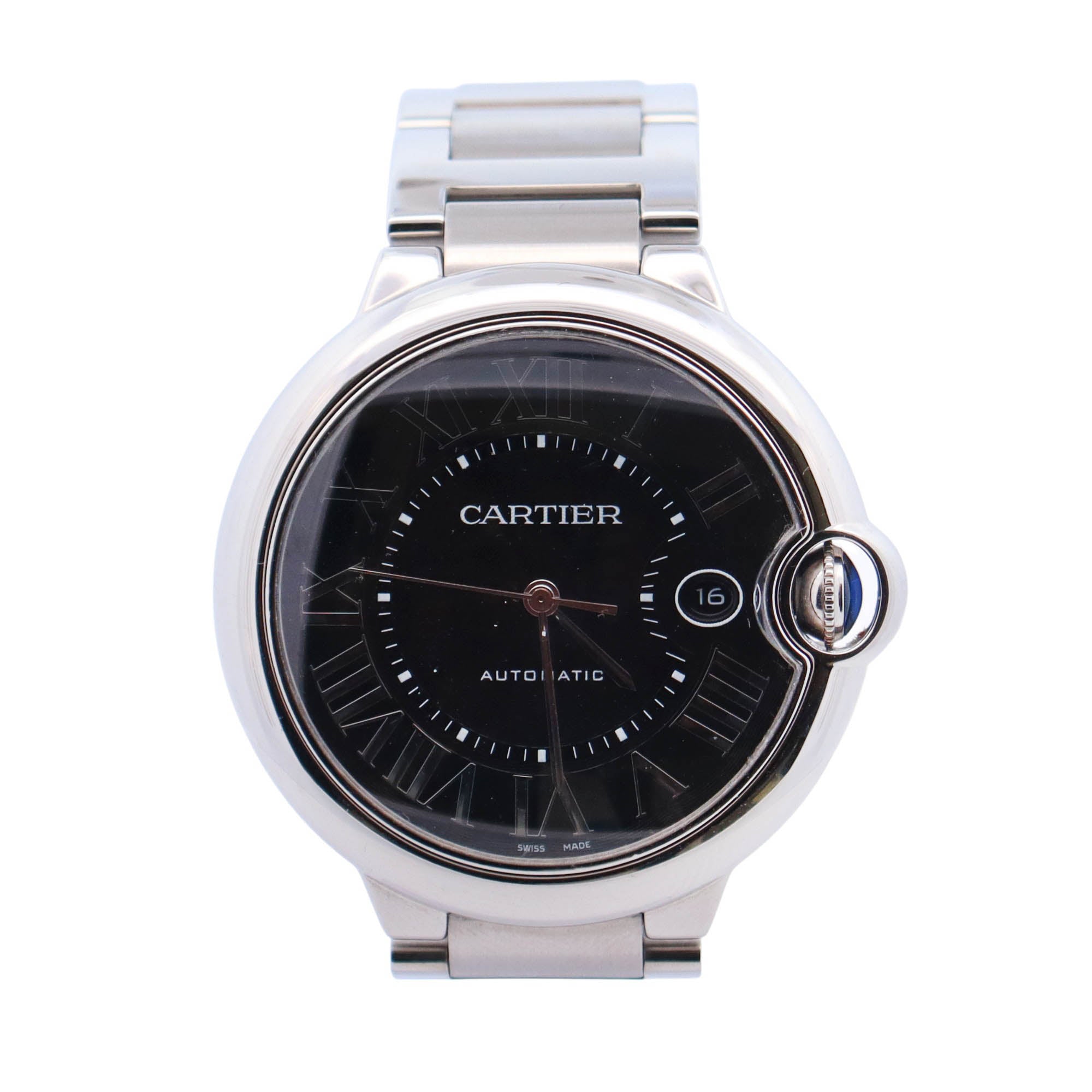 Cartier Ballon Bleu 42mm Black Dial Watch Ref# W6920042 - Happy Jewelers Fine Jewelry Lifetime Warranty
