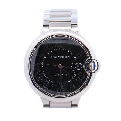 Cartier Ballon Bleu 42mm Black Dial Watch Ref# W6920042 - Happy Jewelers Fine Jewelry Lifetime Warranty
