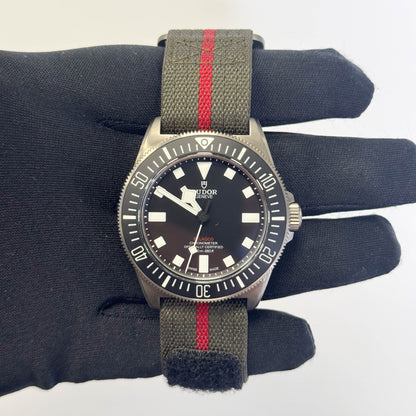 Tudor Pelagos FXD 42mm Black Dial Watch Ref# 25717N - Happy Jewelers Fine Jewelry Lifetime Warranty