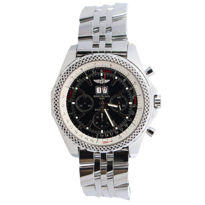 Breitling Bentley 48mm Black Dial Watch Ref# A44362 - Happy Jewelers Fine Jewelry Lifetime Warranty