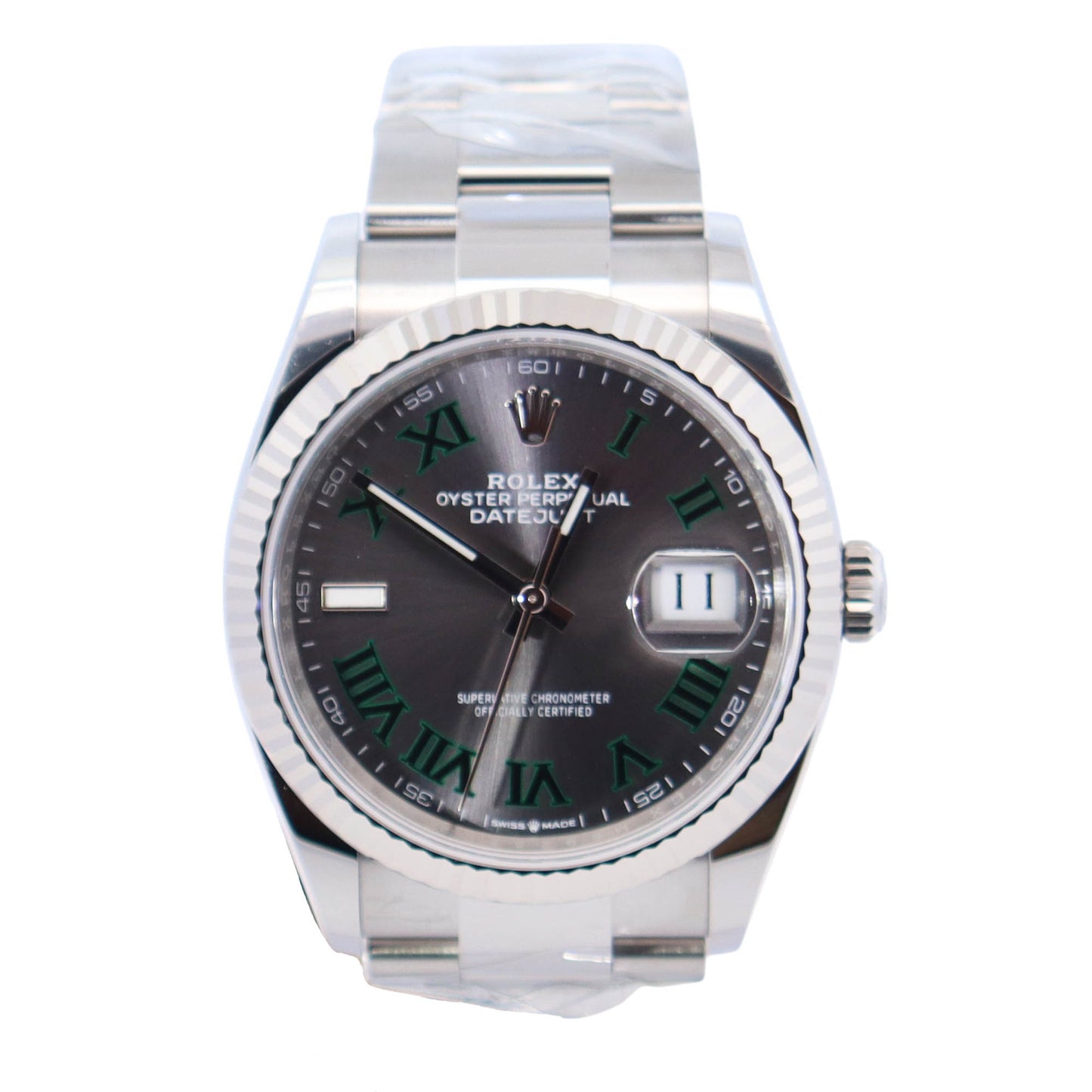 Rolex Datejust 36mm Wimbledon Dial Watch Ref# 126234