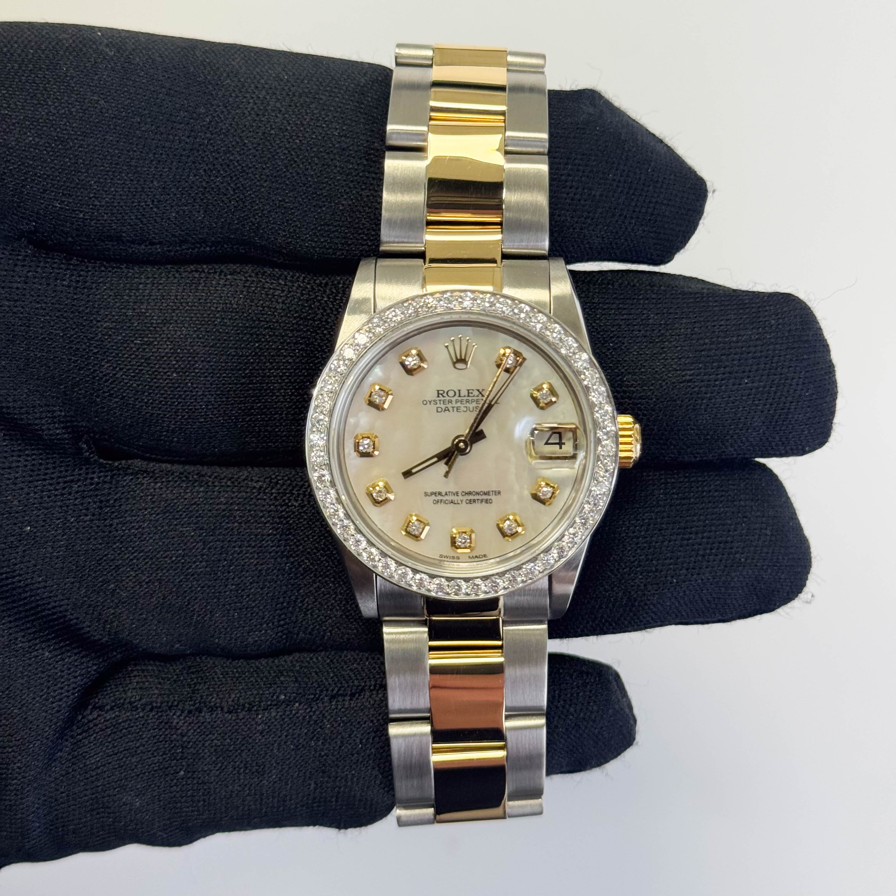Rolex Datejust 31mm MOP Dial Watch Ref# 68273 – Happy Jewelers
