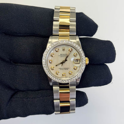 Rolex Datejust 31mm MOP Dial Watch Ref# 68273