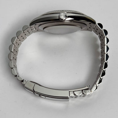 Rolex Datejust 41mm Rhodium Dial Watch Ref# 126334