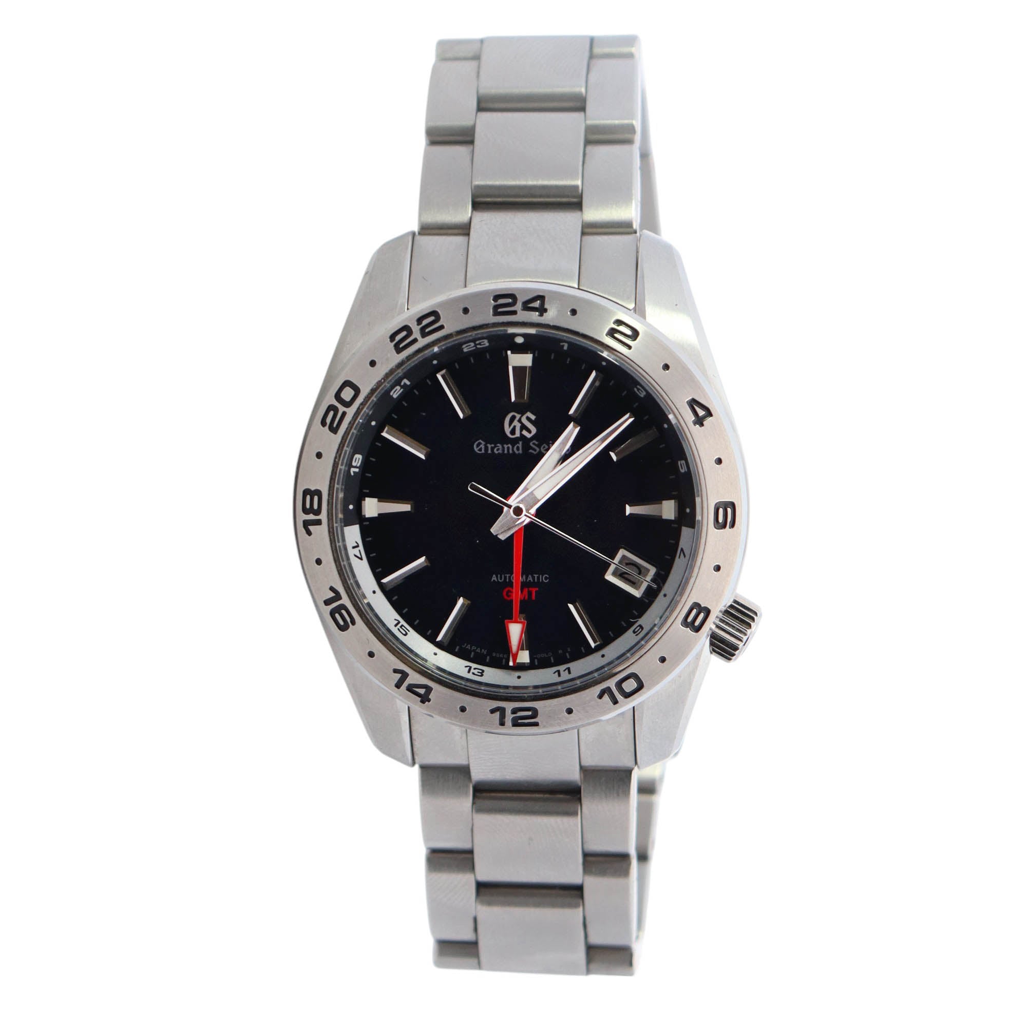 Grand Seiko GMT 40.5mm Blue Dial Ref# SBGM245 - Happy Jewelers Fine Jewelry Lifetime Warranty