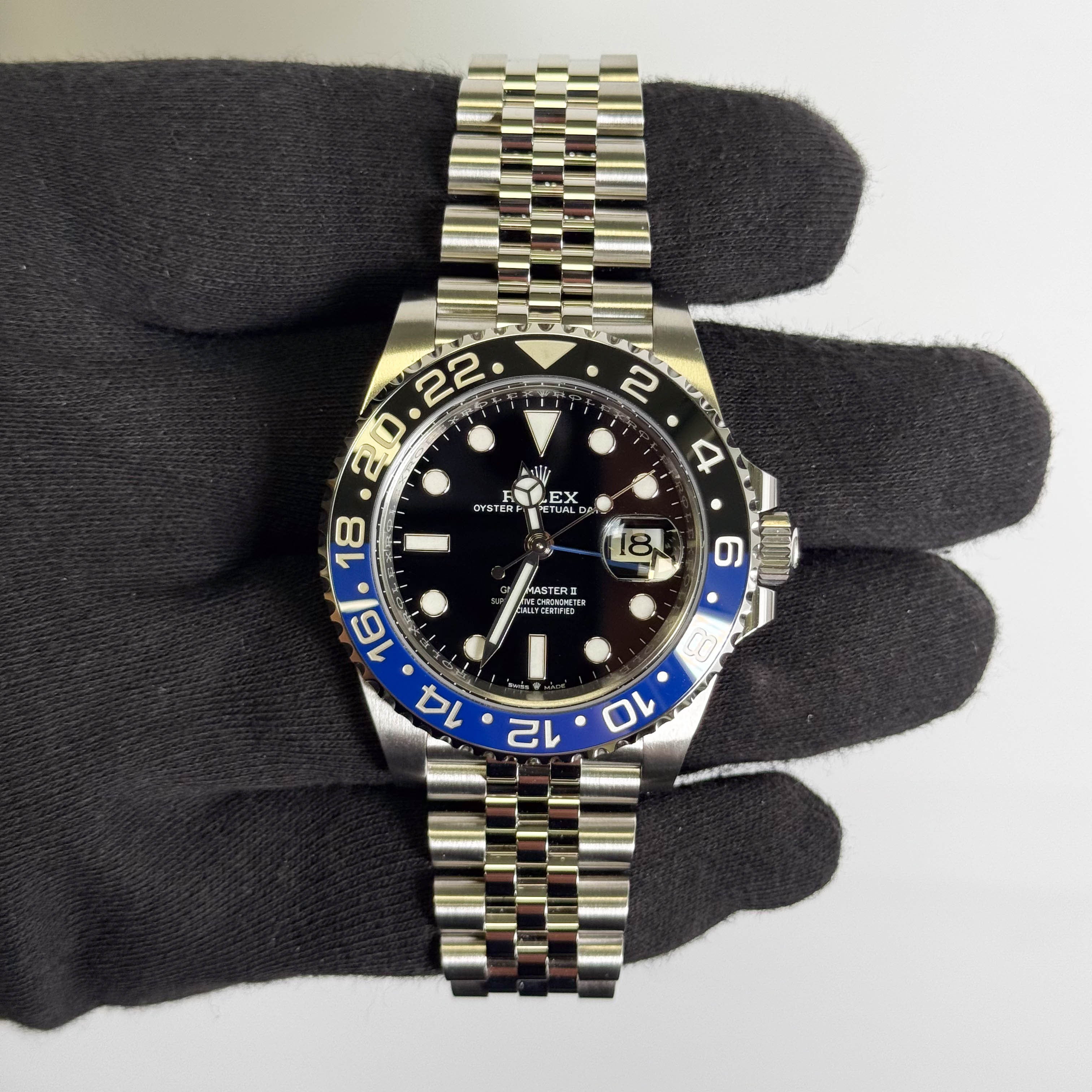 Rolex GMT Master II 40mm Black Dial Watch Ref# 126710BLNR