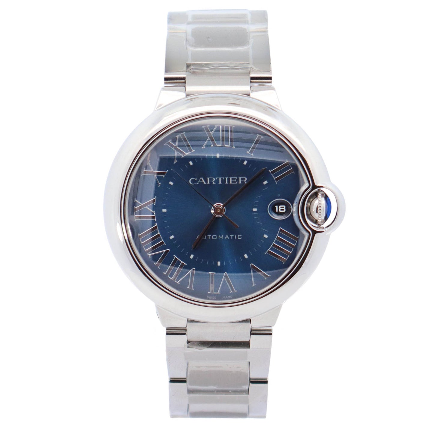 Cartier Ballon Bleu Blue Dial Watch Ref# WSBB0061