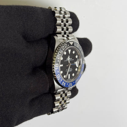 Rolex GMT Master II 40mm Black Dial Watch Ref# 126710BLNR