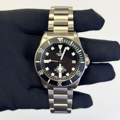 Tudor Pelagos Titanium 42mm Black Dial Watch Ref# 25600TN - Happy Jewelers Fine Jewelry Lifetime Warranty