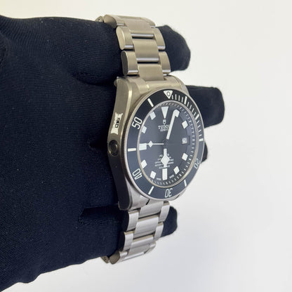 Tudor Pelagos Titanium 42mm Black Dial Watch Ref# 25600TN - Happy Jewelers Fine Jewelry Lifetime Warranty