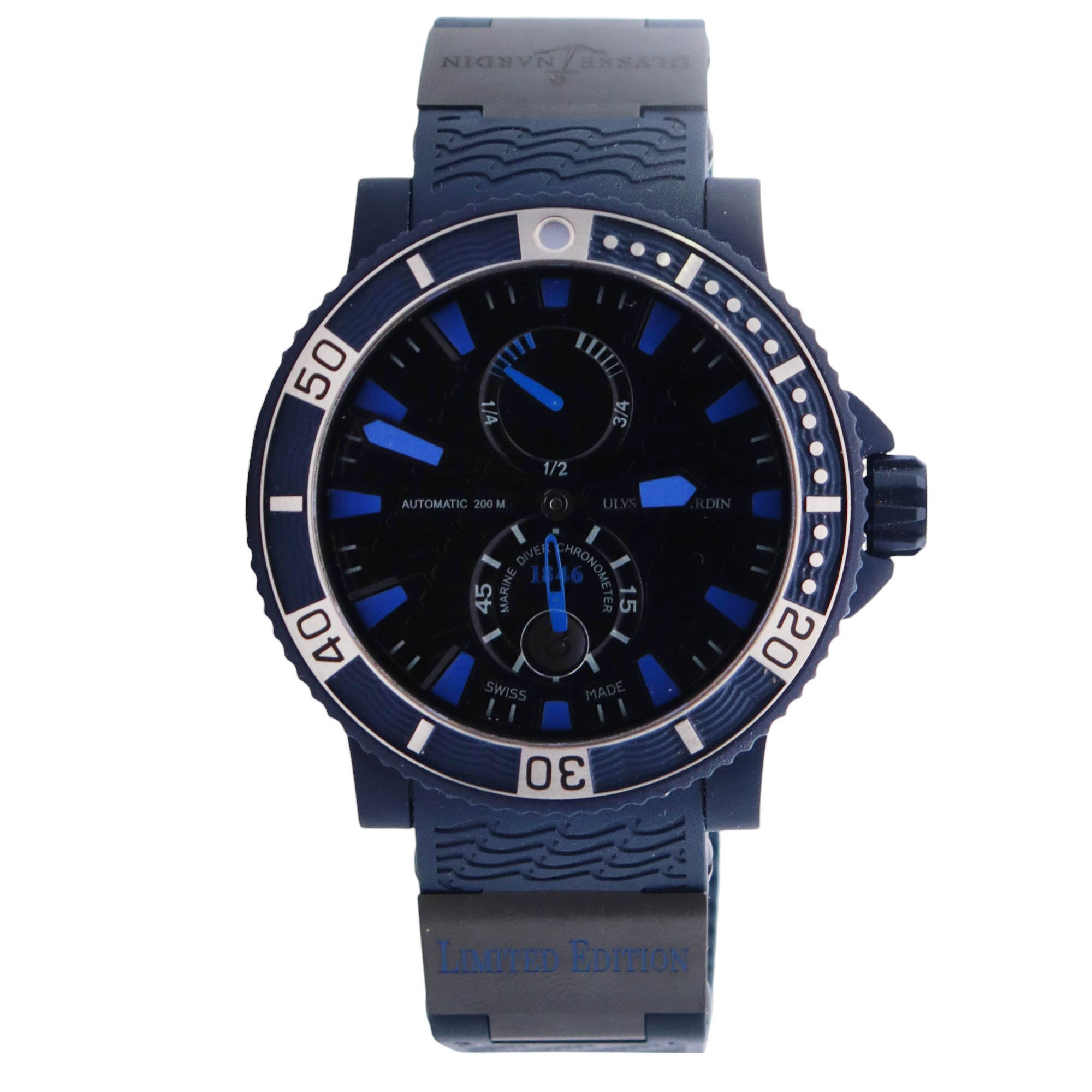 Ulysse Nardin Marine 45.8mm Blue Dial Ref# 263-97LE-3C - Happy Jewelers Fine Jewelry Lifetime Warranty