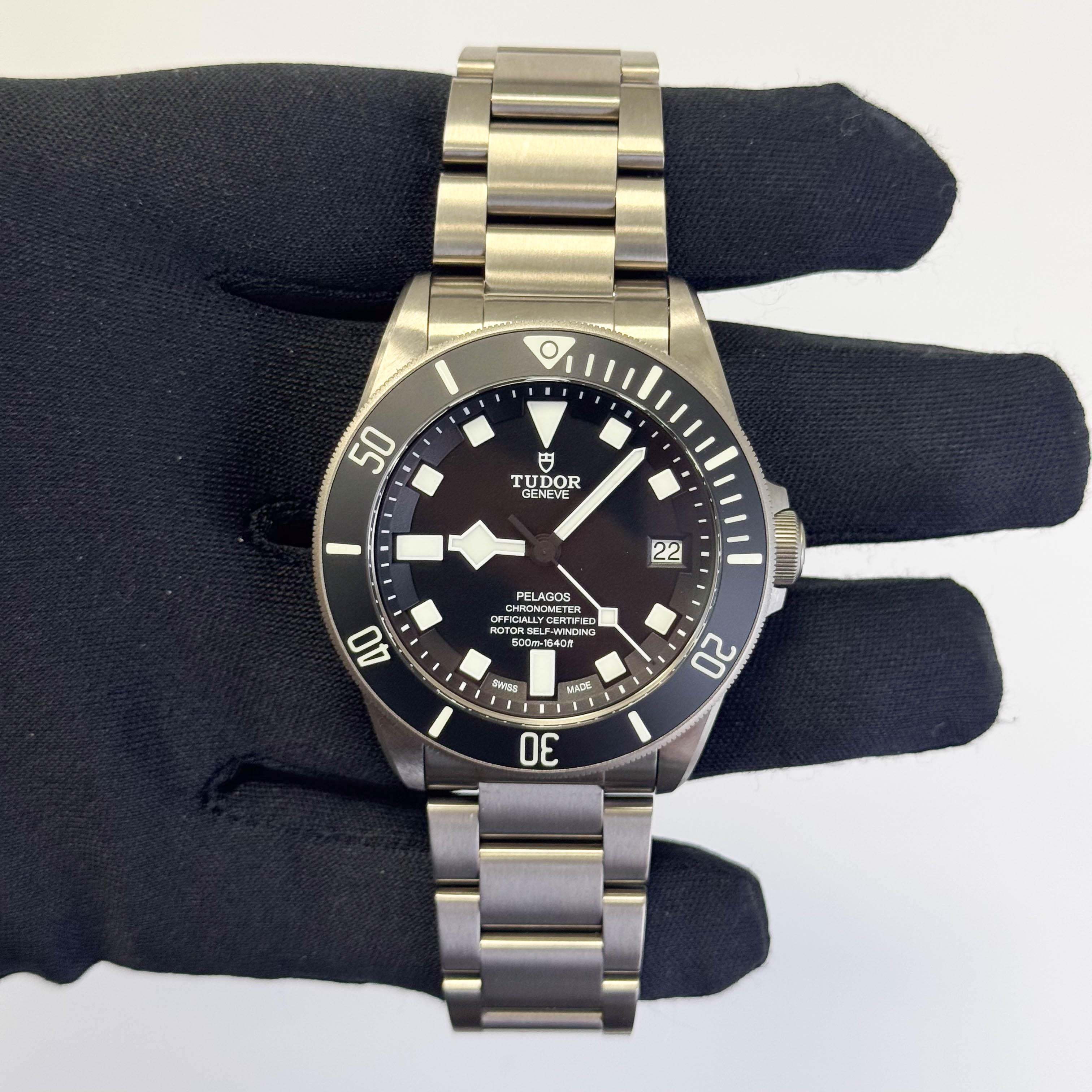 Tudor Pelagos Titanium 42mm Black Dial Watch Ref# 25600TN - Happy Jewelers Fine Jewelry Lifetime Warranty