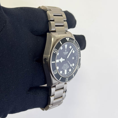 Tudor Pelagos Titanium 42mm Black Dial Watch Ref# 25600TN - Happy Jewelers Fine Jewelry Lifetime Warranty