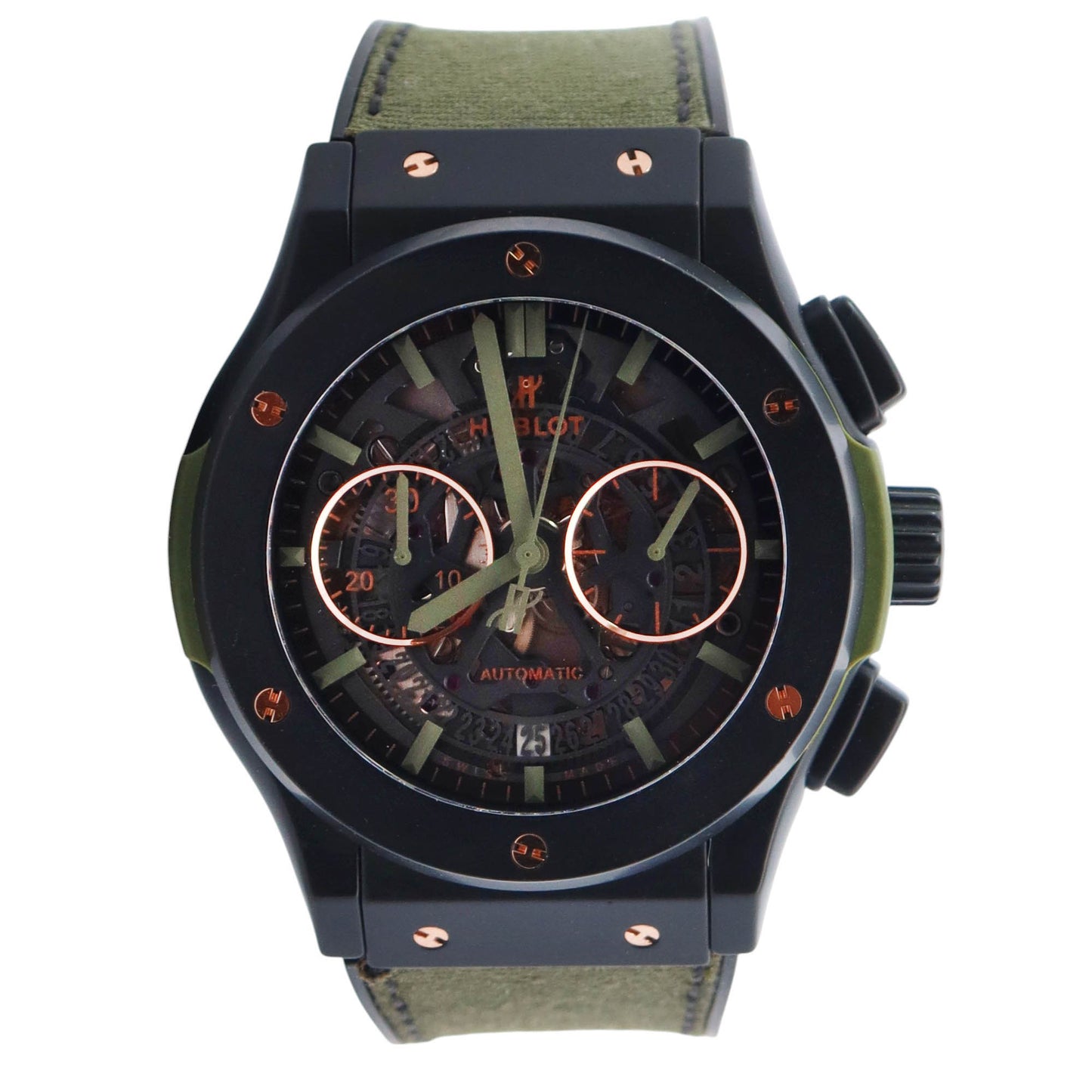 Hublot Classic Fusion 45mm Openwork Dial Watch Ref# 525.CI.0180.NR.HOW