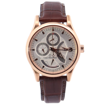 Carl F. Bucherer Manero 40mm Silver Dial Ref# 00.10901.03.16.01 - Happy Jewelers Fine Jewelry Lifetime Warranty