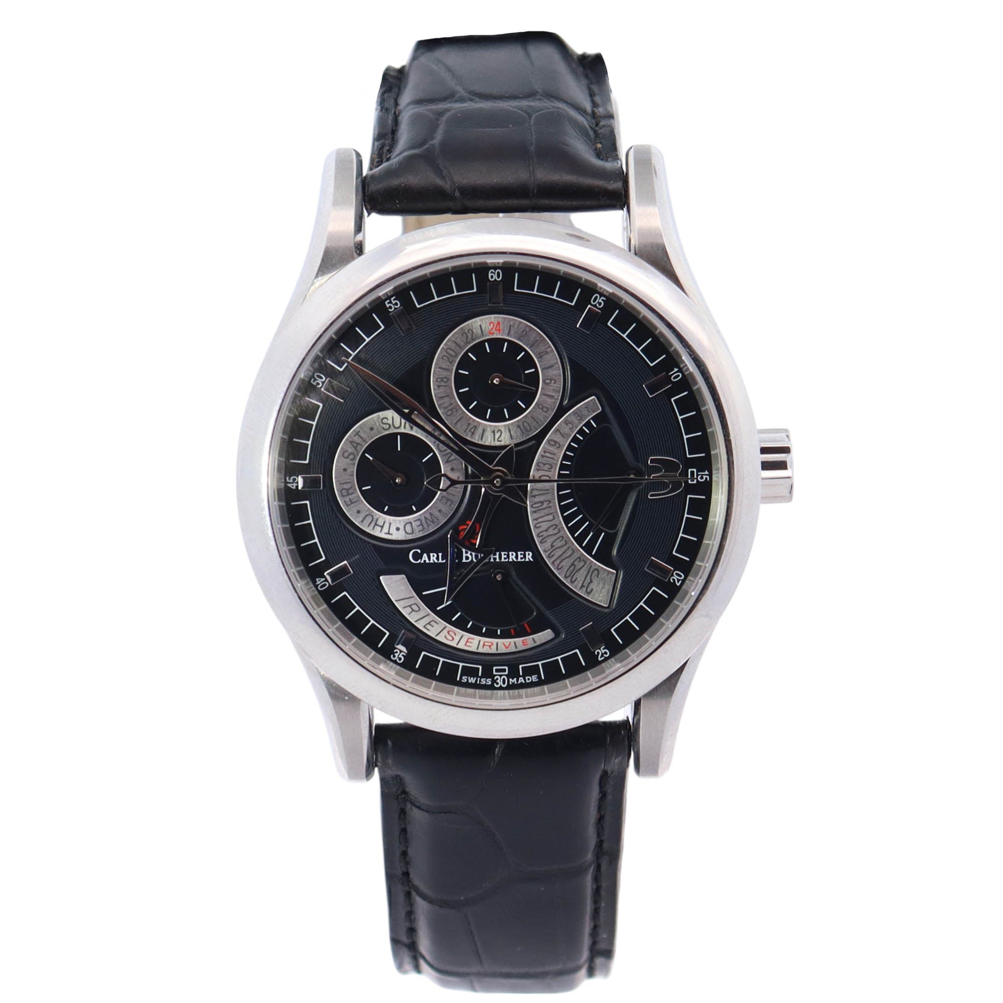 Carl F. Bucherer 40mm Black Dial Ref# 00.10901.08.36.01 - Happy Jewelers Fine Jewelry Lifetime Warranty