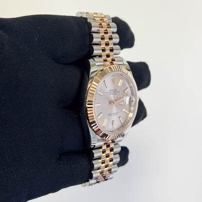 Rolex Datejust 41mm Sundust Dial Watch Ref# 126331 - Happy Jewelers Fine Jewelry Lifetime Warranty