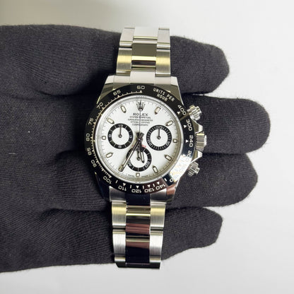 Rolex Daytona 40mm White Dial Watch Ref# 116500LN