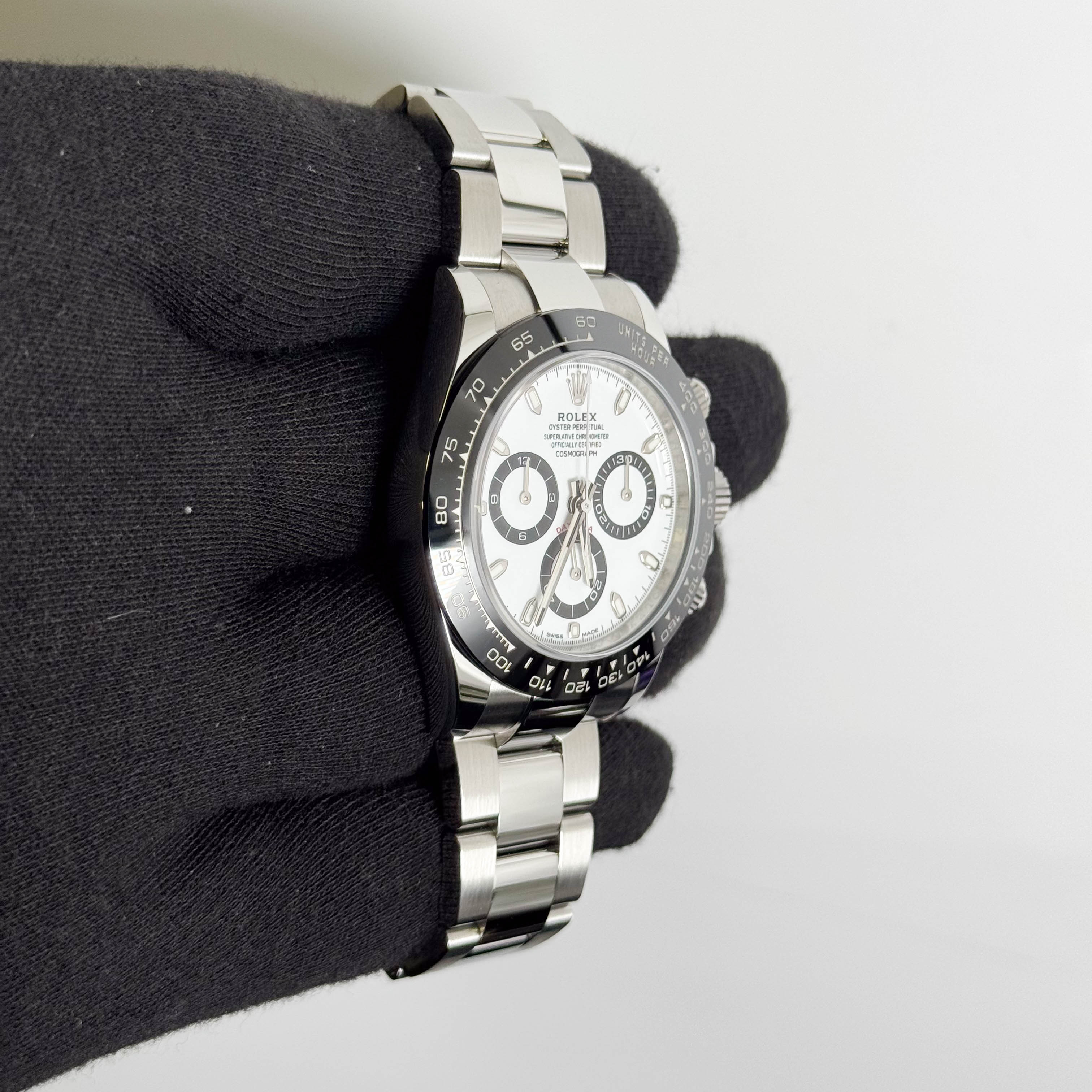 Rolex Daytona 40mm White Dial Watch Ref# 116500LN