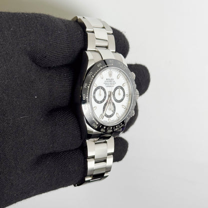 Rolex Daytona 40mm White Dial Watch Ref# 116500LN