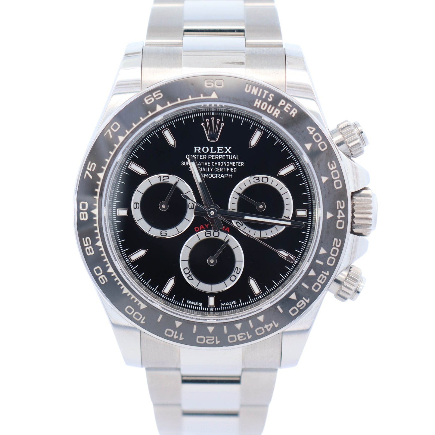 Rolex Daytona 40mm Black Dial Watch Ref# 126500LN