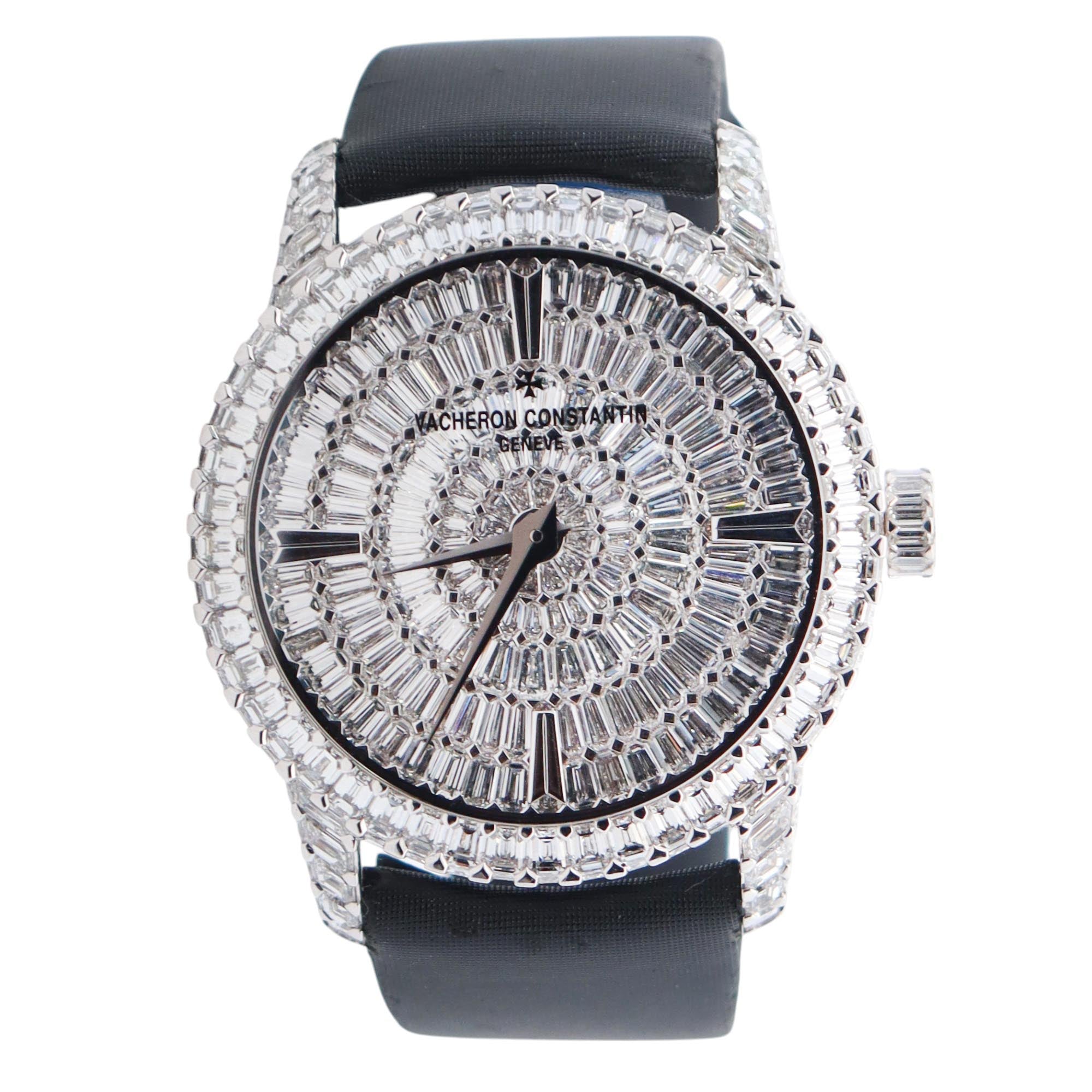 Vacheron Constantin Traditionelle 35mm Diamond Dial Watch Ref# 81760/000G-9862 - Happy Jewelers Fine Jewelry Lifetime Warranty