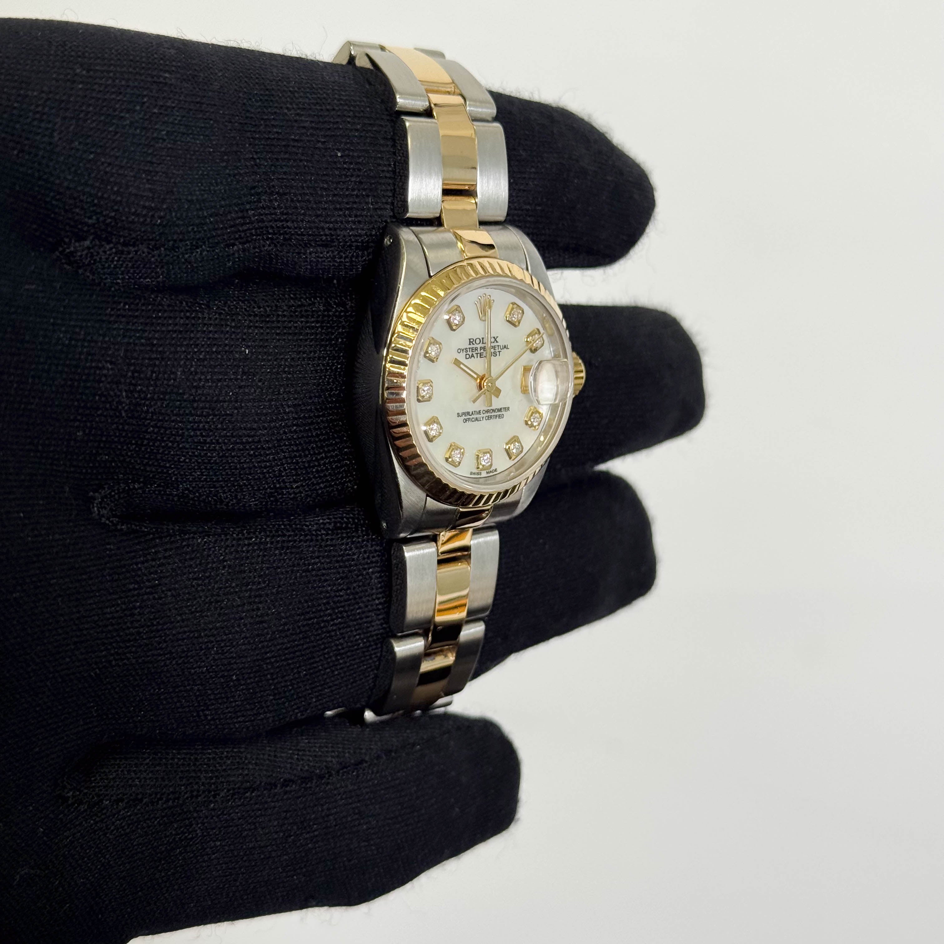 Rolex Datejust 36mm MOP Dial Watch Ref# 69173 - Happy Jewelers Fine Jewelry Lifetime Warranty