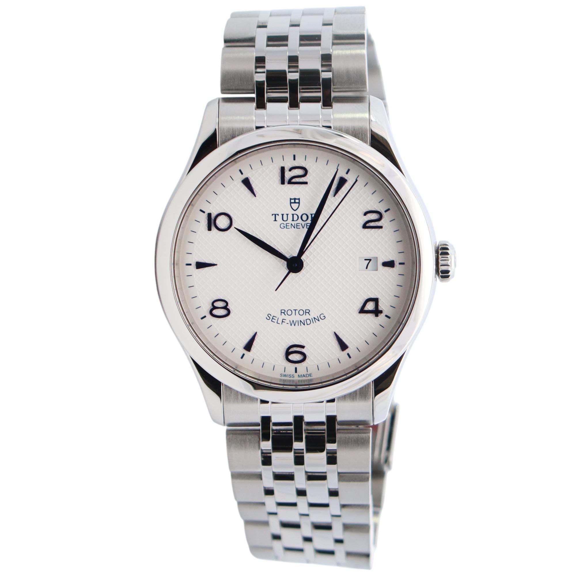 Tudor 1926 36mm White Dial Watch Ref# 91550 - Happy Jewelers Fine Jewelry Lifetime Warranty