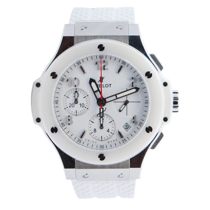 Hublot Big Bang 44mm White Dial Watch Ref# 342.SE.230.RW - Happy Jewelers Fine Jewelry Lifetime Warranty