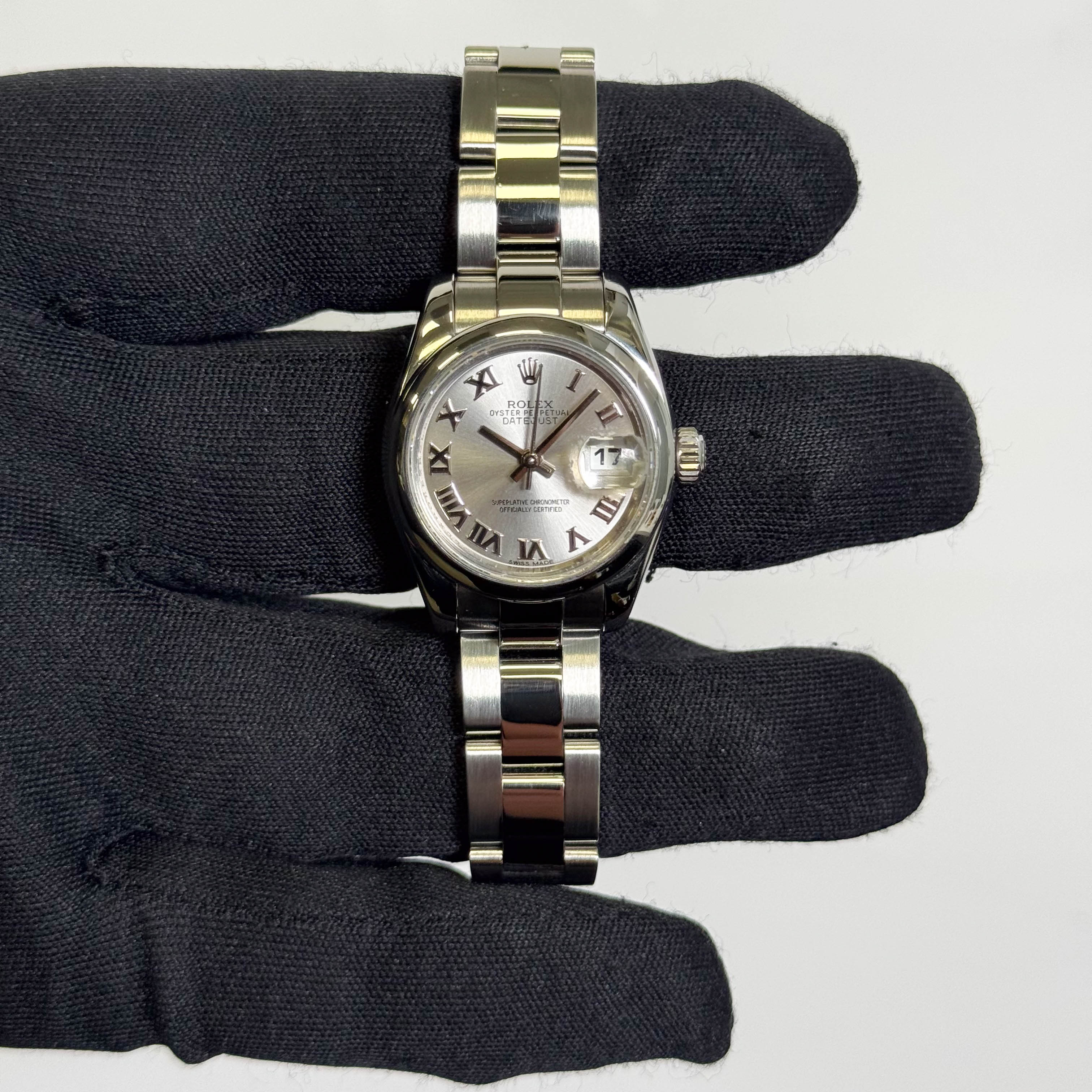 Rolex Datejust Stainless Steel 26mm Silver Dial Watch Ref# 179160 - Happy Jewelers Fine Jewelry Lifetime Warranty