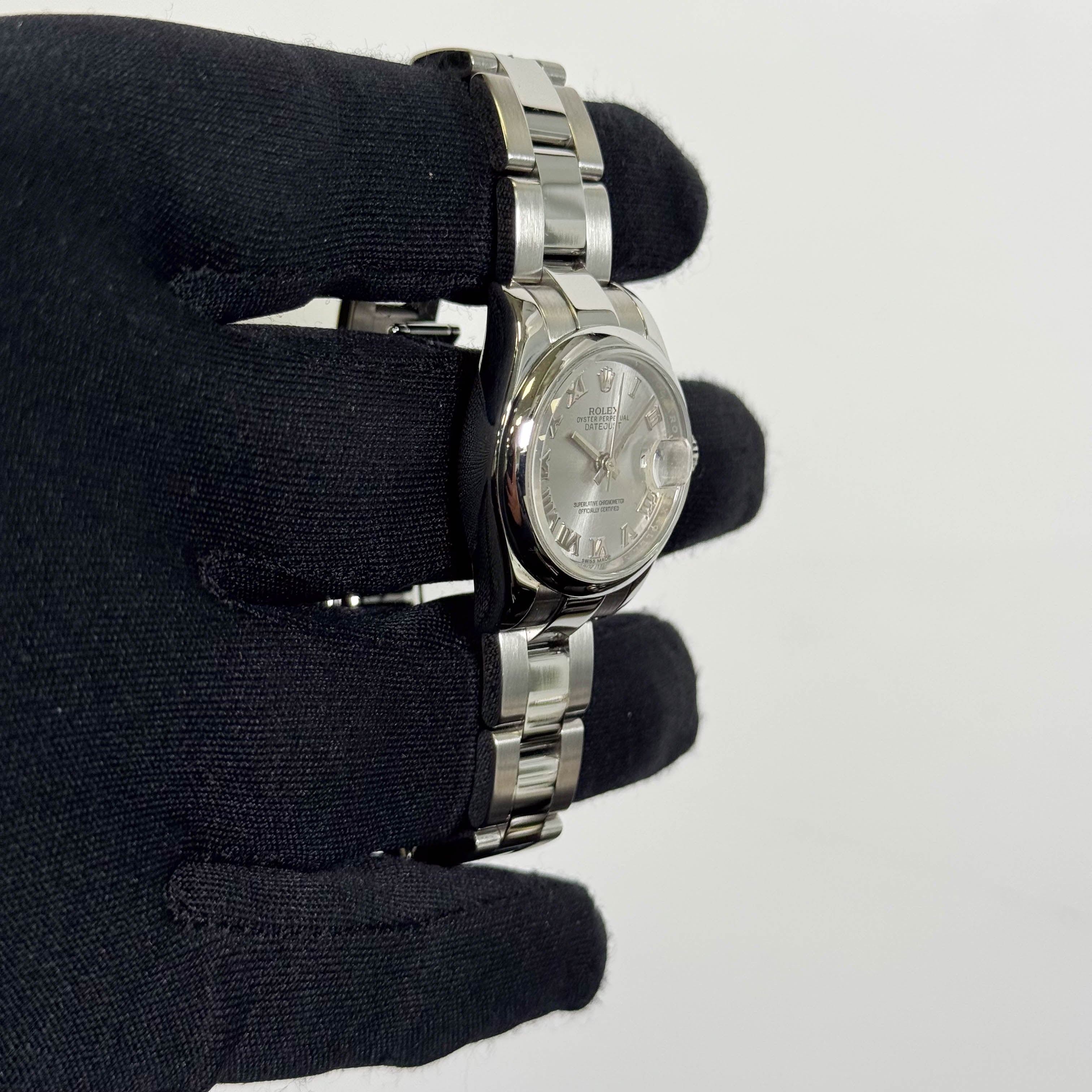 Rolex Datejust Stainless Steel 26mm Silver Dial Watch Ref# 179160 - Happy Jewelers Fine Jewelry Lifetime Warranty